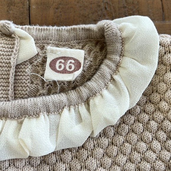 SHEIN neutral knit sweater and bloomer set - Picture 3 of 7